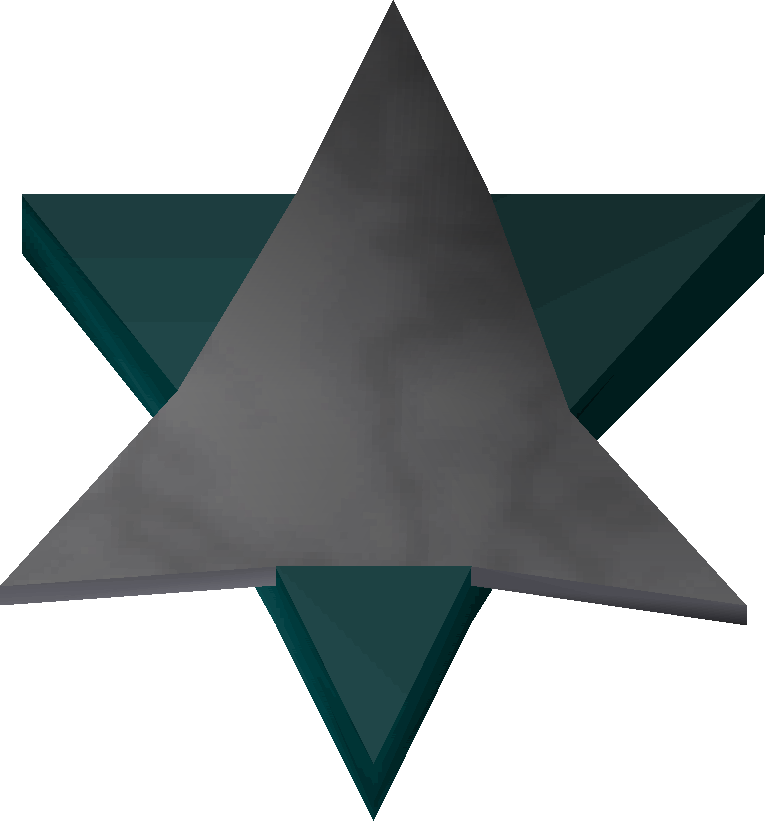Star amulet detail