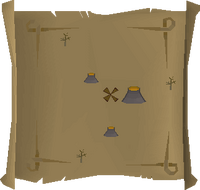 Map clue small volcanoes