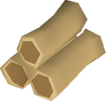 Teak logs detail