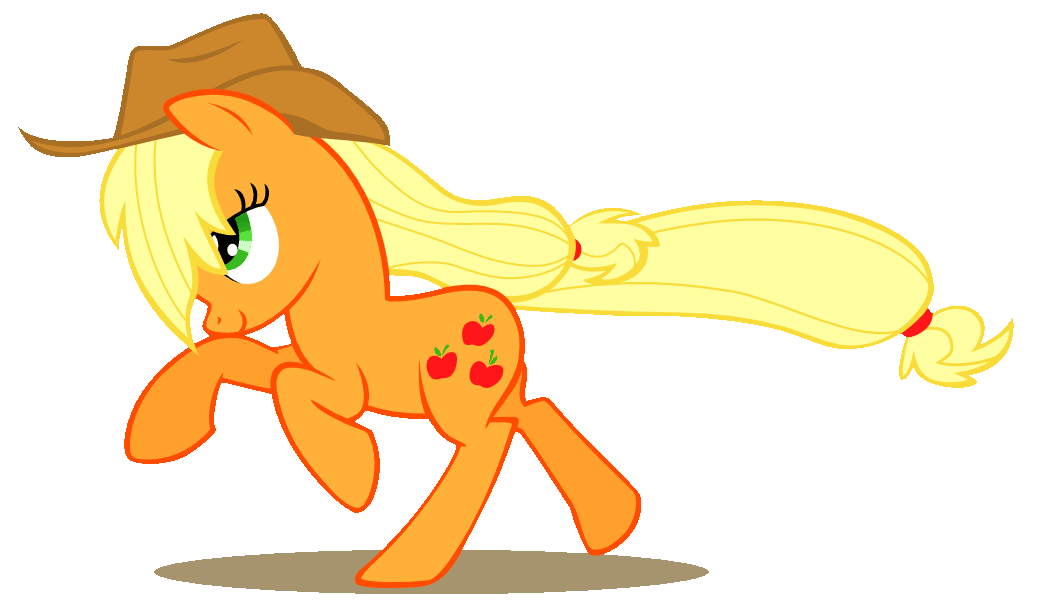Image - FANMADE Applejack trotting.gif | Adventure Time Super Fans Wiki