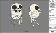 Modelsheet jake - skeleton