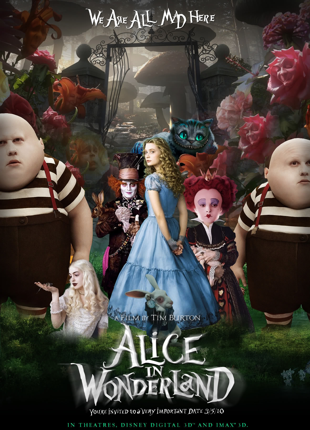 SimbaKing94 Film Reviews: Film Review #120: Alice in Wonderland (2010)
