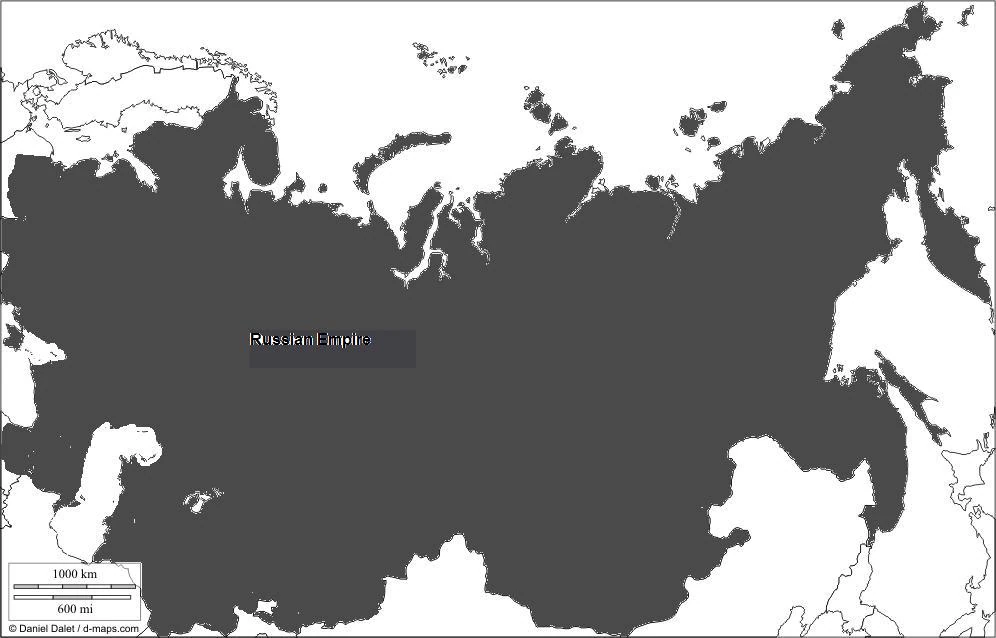 Image  The map of the Russian Empire jpg  Alternative History  