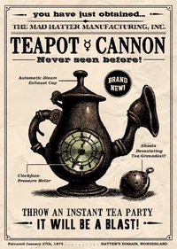 Teapot Cannon poster