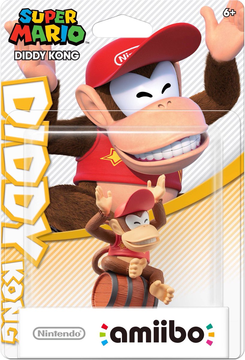 Resultat d'imatges de diddy kong amiibo