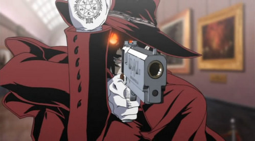 Joshua, arma de Alucard en Hellsing joshua hellsing
