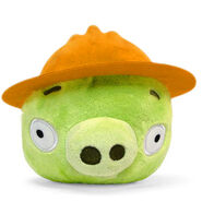 angry birds construction pig plush