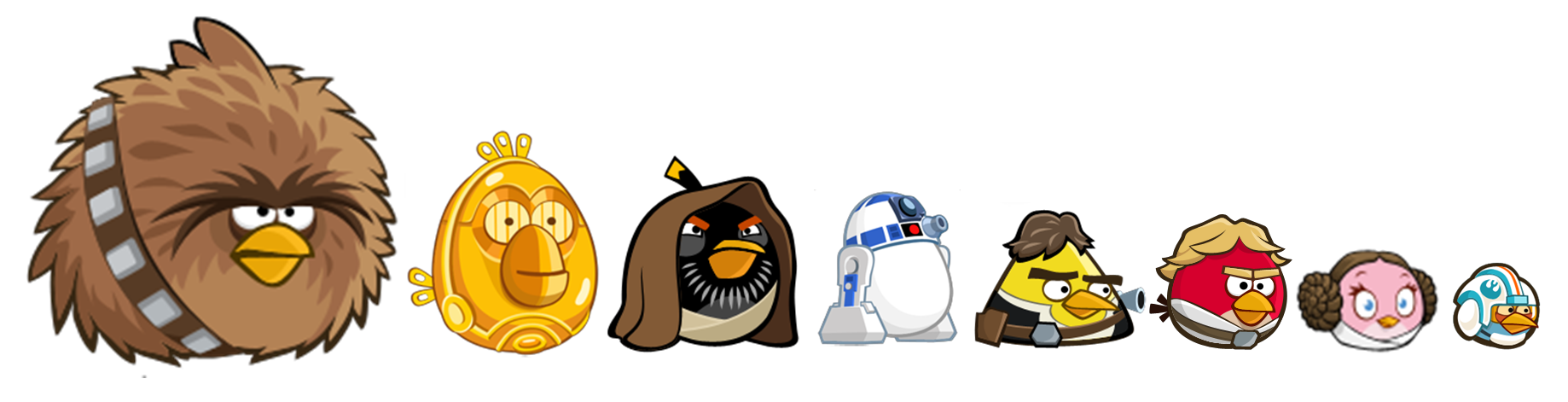 Image - Star wars character by size.png | Angry Birds Wiki | Fandom