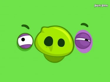 Image - Angry-birds-green-pig-wallpaper-373x280.jpg | Angry Birds Wiki ...