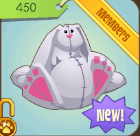 giant bunny plushie aj