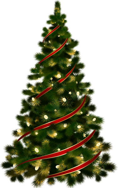 christmas tree clip art transparent background - photo #5