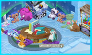 Snow fort den