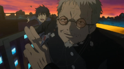 Rin y Shiro escapando