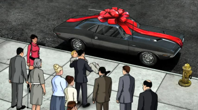 Image result for Archer's car gets stolen