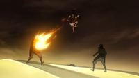 Korra fighting Equalists