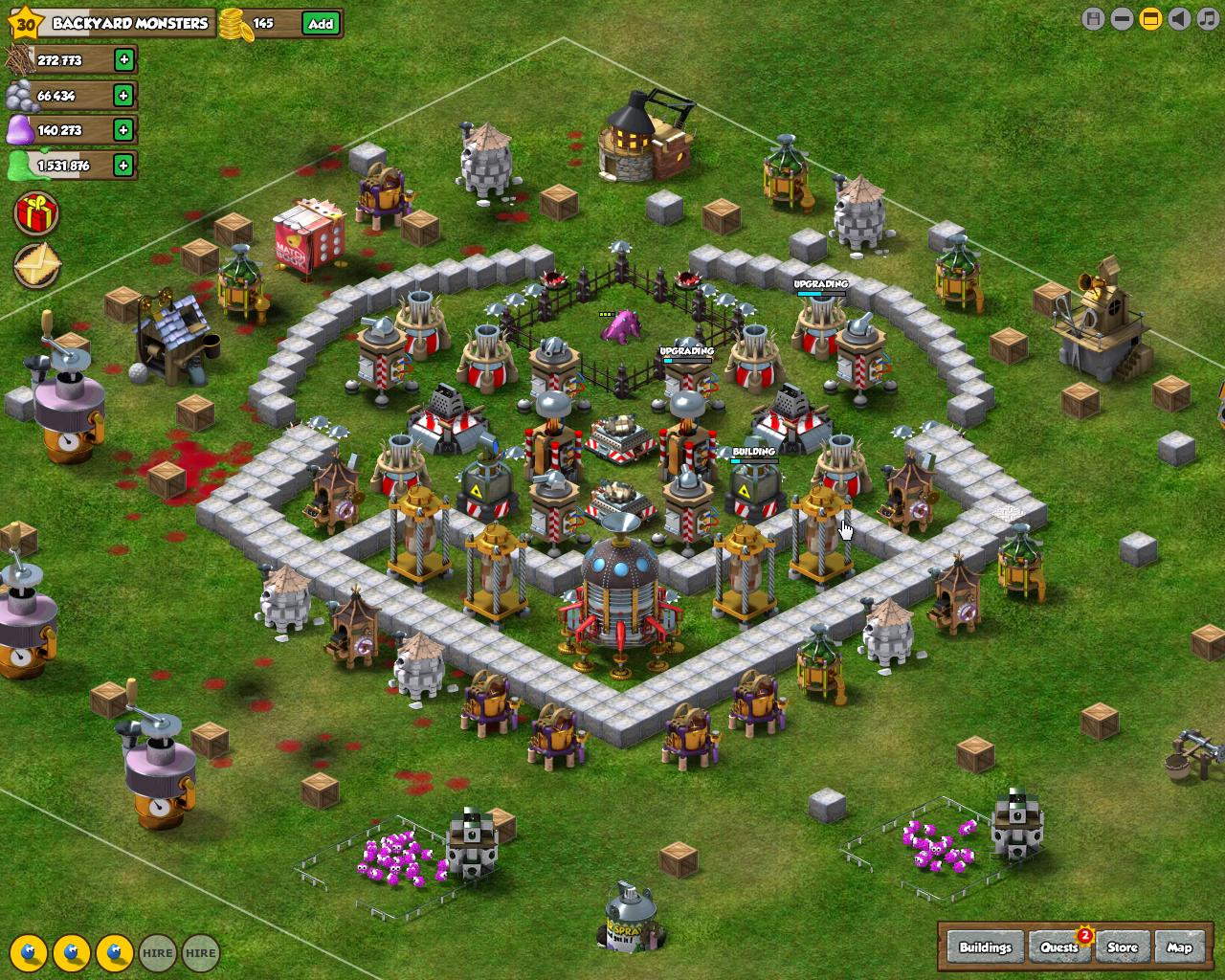 backyard monsters base backyard monsters base