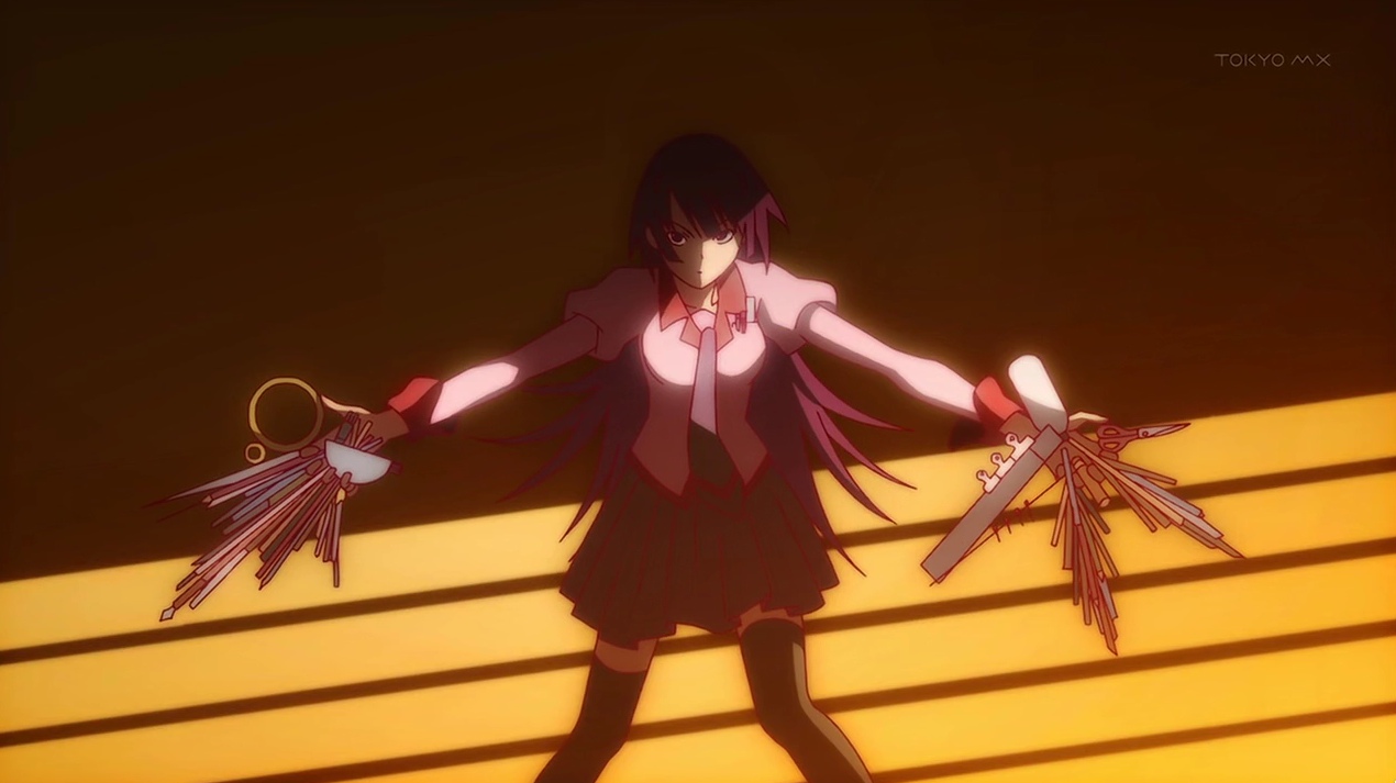 Bakemonogatari What S Up With The Concealed Stationery Araragi Scissors are used for cutting various thin materials, such as paper, cardboard, metal foil, thin plastic, cloth, rope and wire. reddit