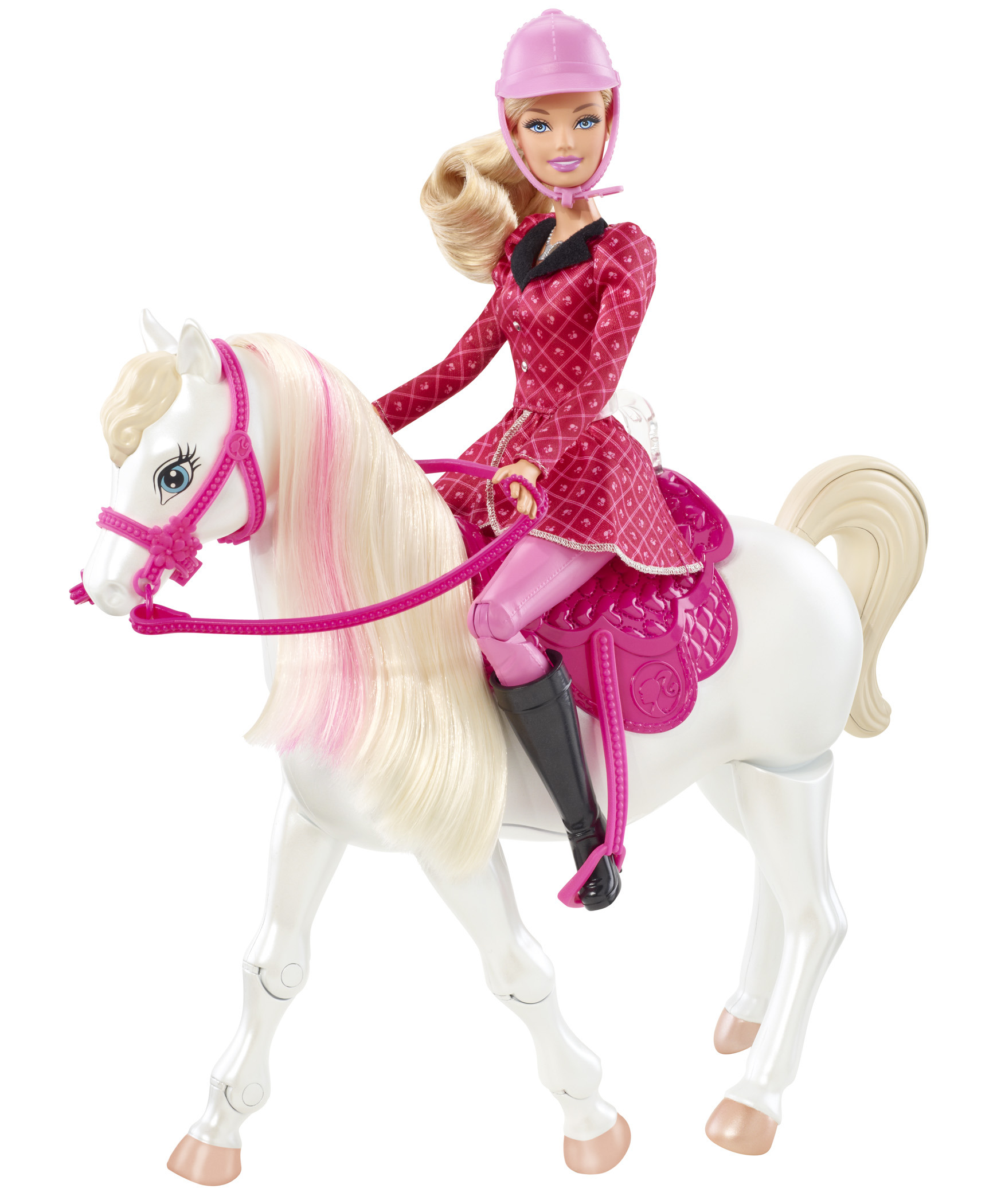 Image - Barbie & Her Sisters in A Pony Tale Doll Barbie and Horse 1.jpg