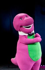 party city barney costume