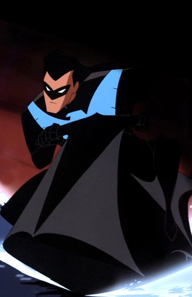 Image Nightwing In Over The Edge Jpg Batman The Animated Series 