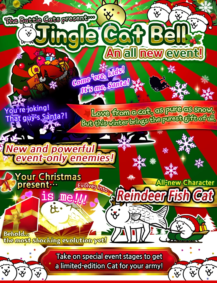 Jingle Cat Bell (Monthly Event) Battle Cats Wiki FANDOM powered by