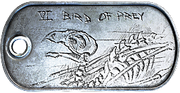 Bird of Prey Dog Tag