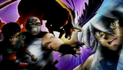 Demure & Bull vs Tsubasa