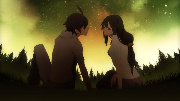Image - Anime-Couple-Sitting-on-the-Grass-600x337.jpg | Bleach RP Wiki