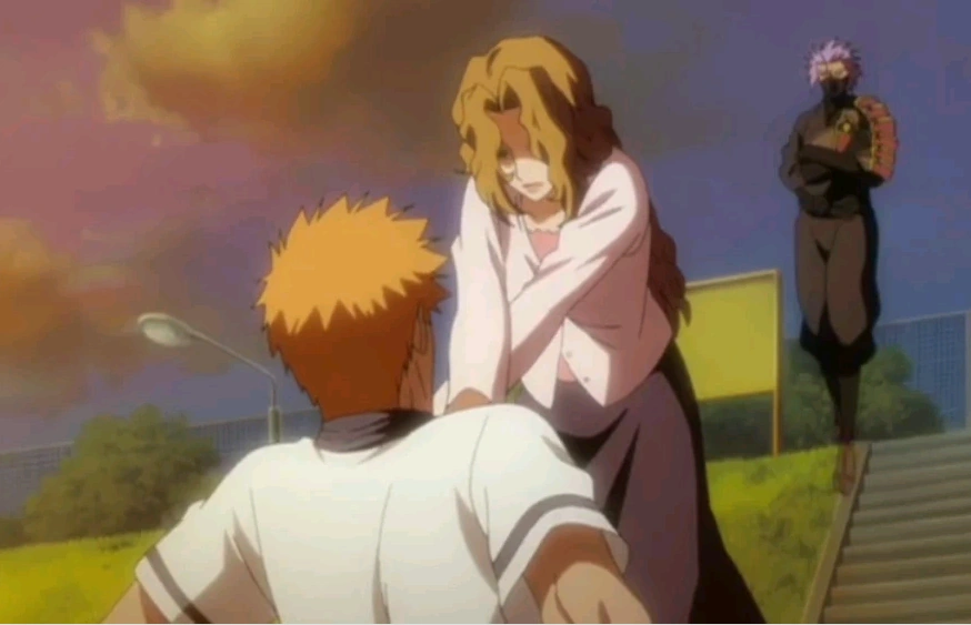 Image Ichigo gets choked by his mother.png Bleach Wiki Fandom