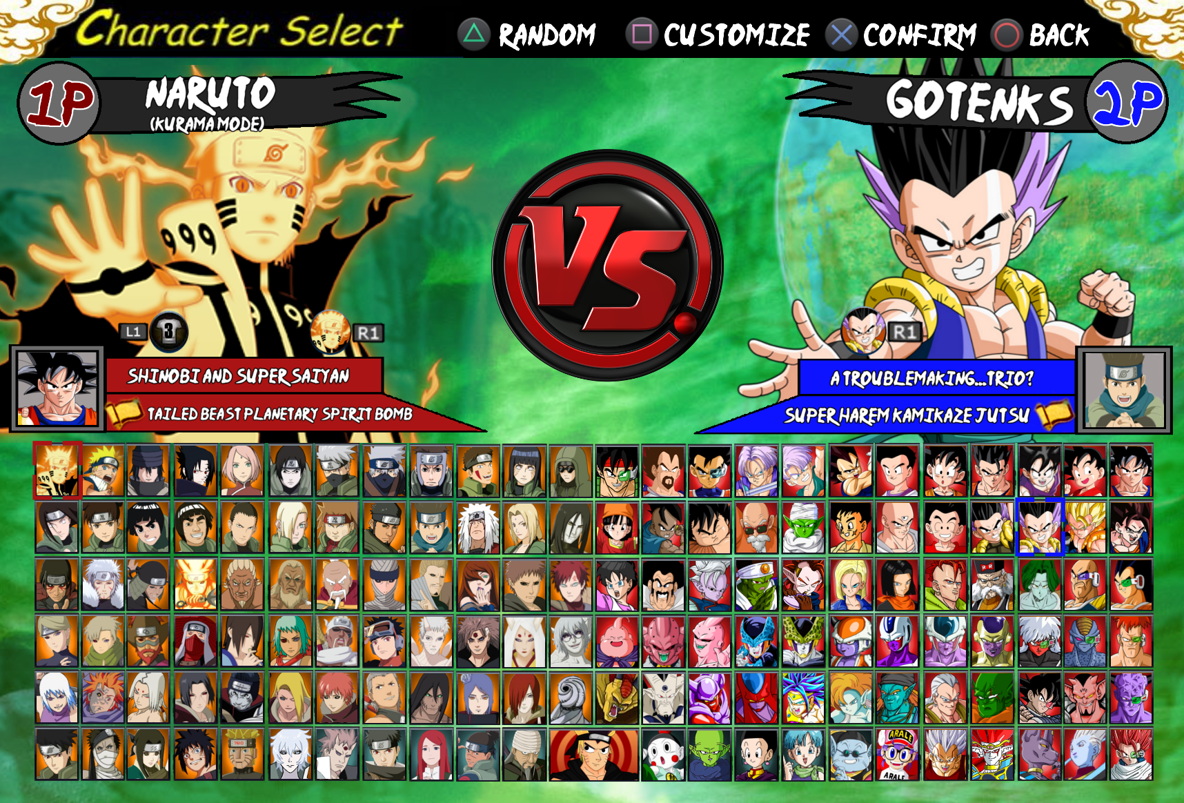 dbz vs naruto online games dbz vs naruto online games
