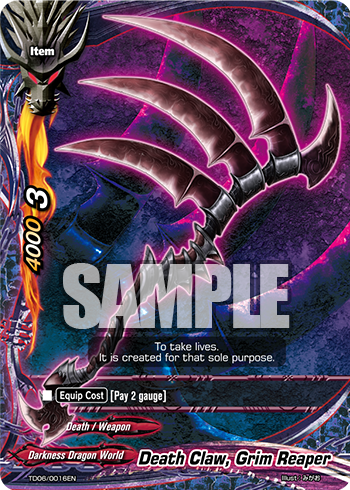Death Claw, Grim Reaper | Future Card Buddyfight Wiki | Fandom powered