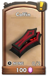 Coffin shop decoration