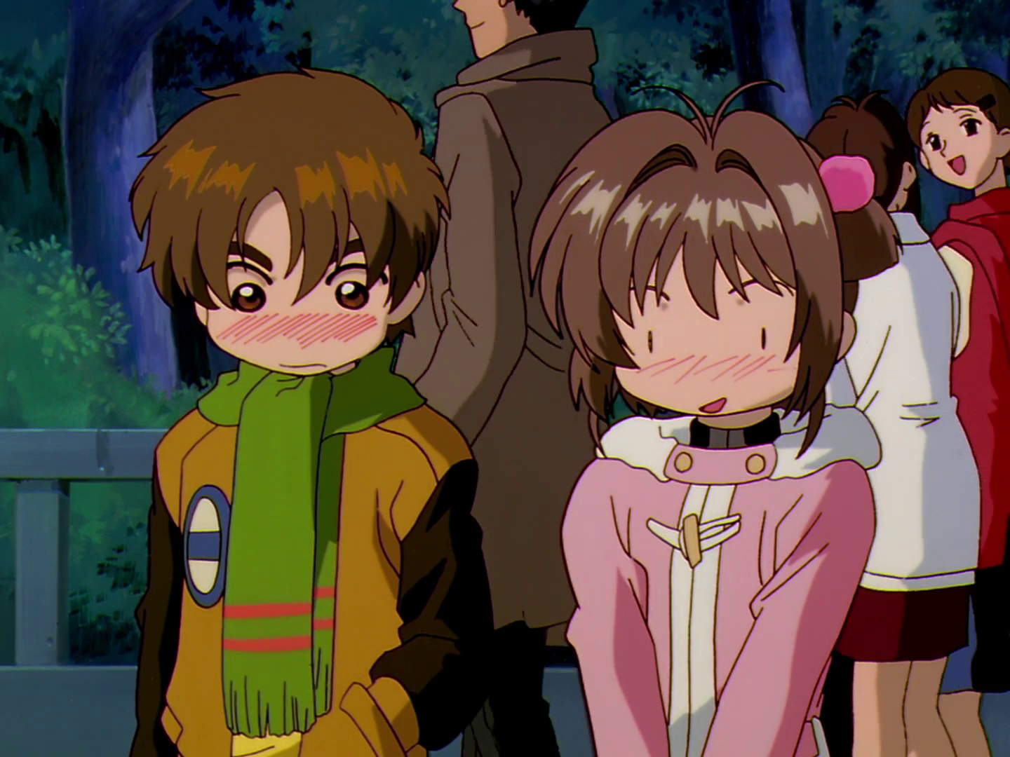 Sakura, Syaoran, and the Tsukimine Shrine | Cardcaptor Sakura Wiki