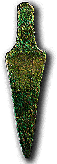 Copper tongue dagger (Bellbeaker)