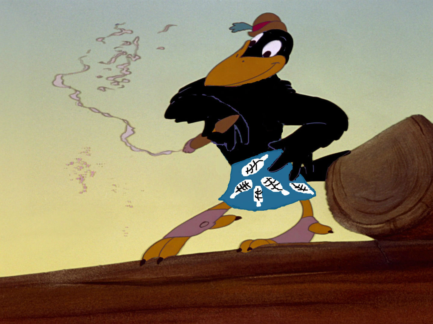Disney movie with three black crows