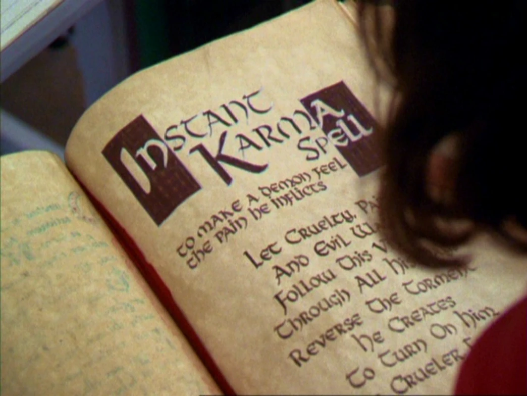 Instant Karma Spell Charmed Fandom powered by Wikia