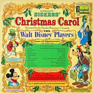 Disney Christmas Carol Record