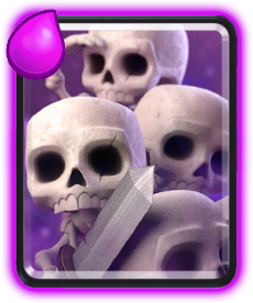 Resultado de imagen de ejercito de esqueletos clash royale