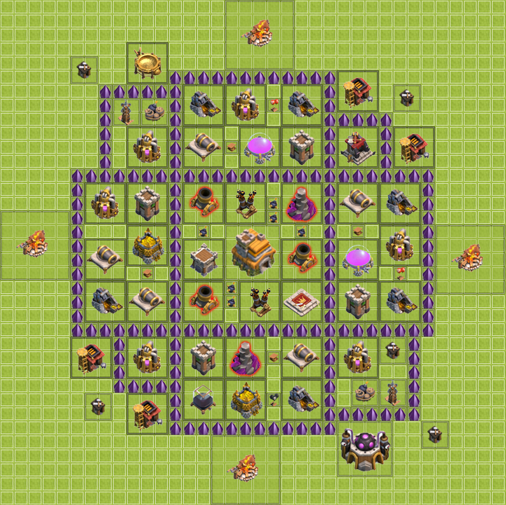 Image Village guerre de Clan hdv 7.png Wiki Clash of Clans FANDOM powered by Wikia