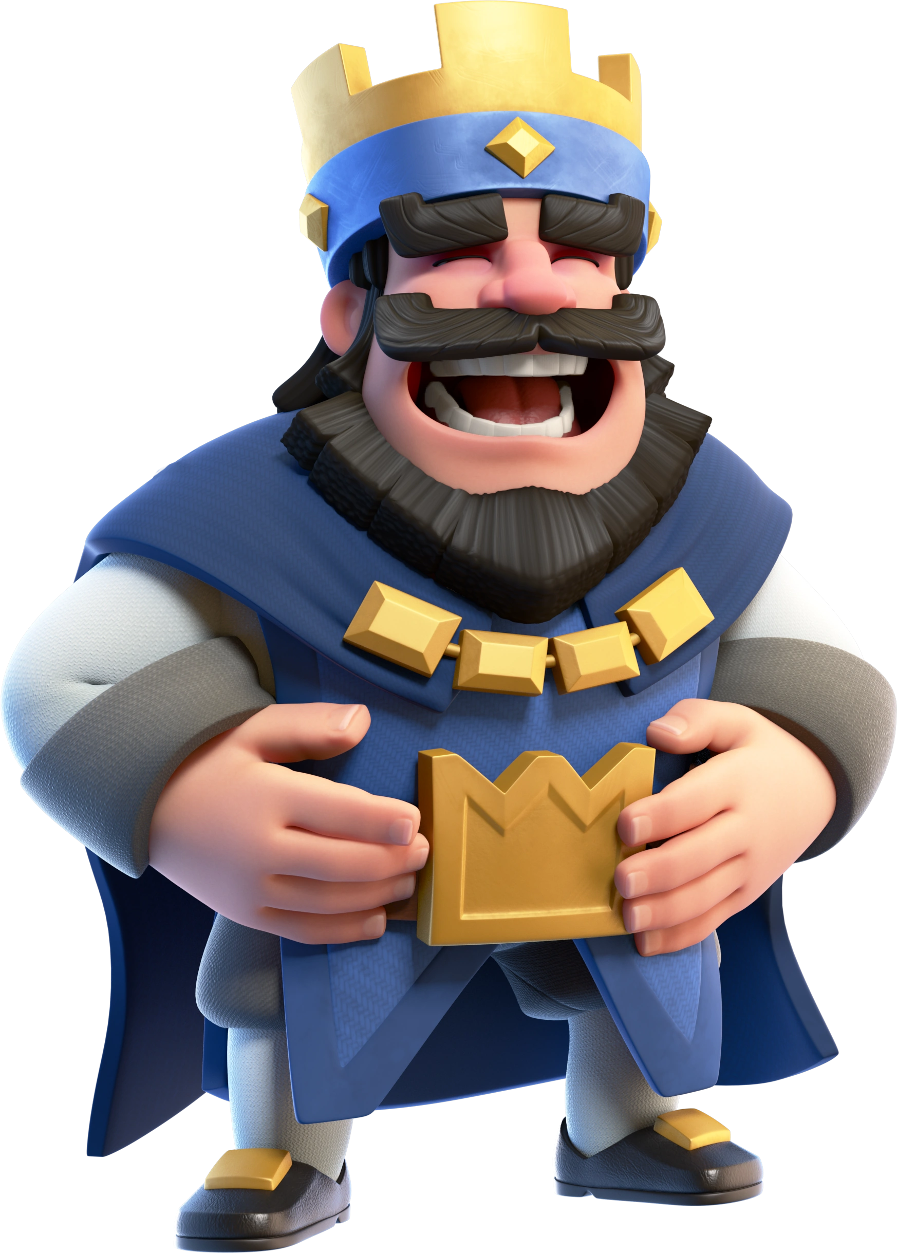 FichierKing blue laughing final.png Wikia ClashRoyale Fandom