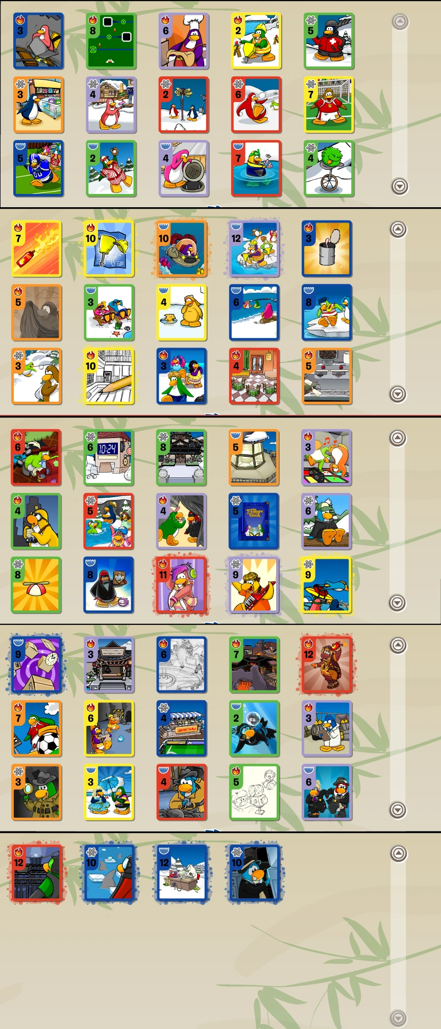 Image My card jitsu collection.png Club Penguin Wiki Fandom