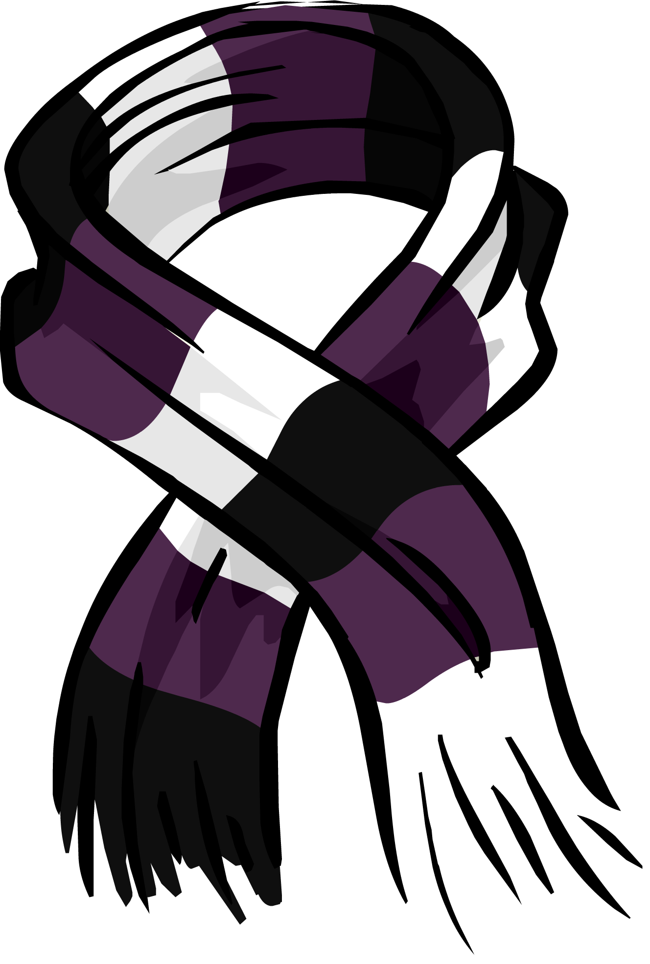 Purple Rugby Scarf | Club Penguin Wiki | FANDOM powered by Wikia