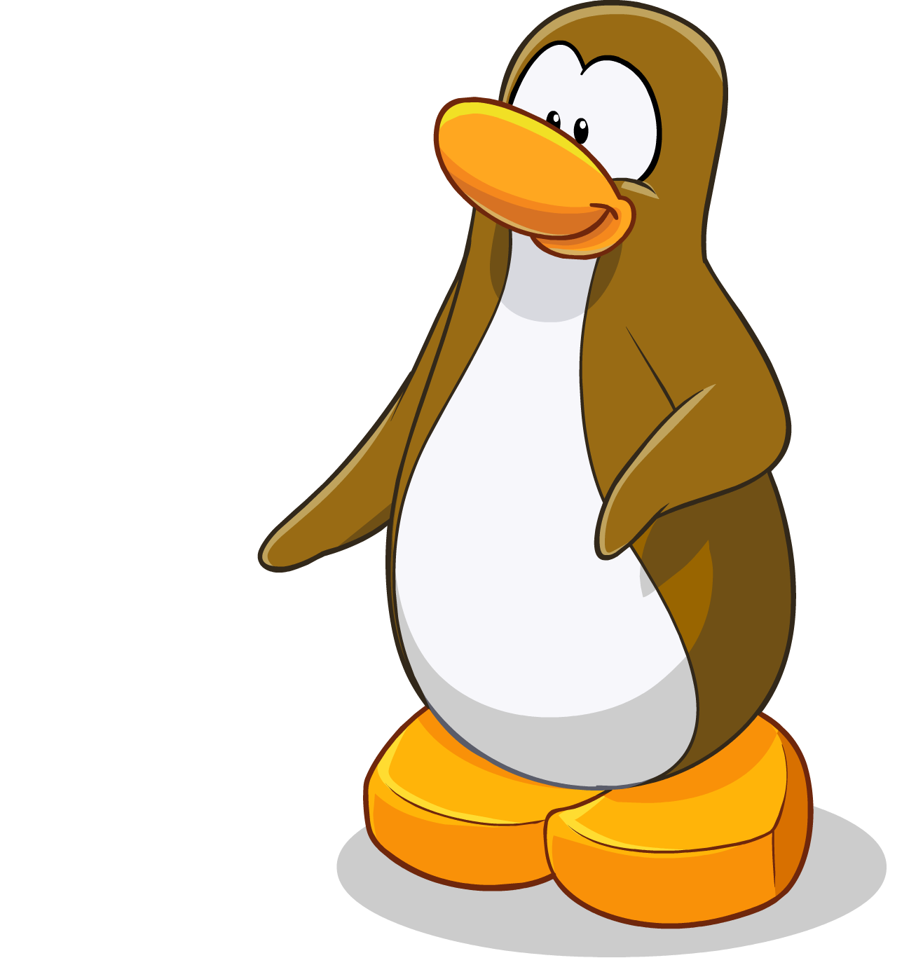 Image - Brown new penguin design.png | Club Penguin Wiki | Fandom