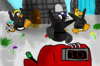 Running Penguins