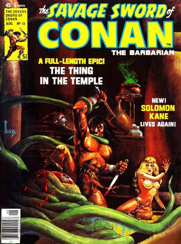 File:-13 julio 1976 . Los dioses de Bal-Sagoth. Guión de Roy Thomas, lápices de Gil Kane, tintas de Ralph Reese y Dan Adkins..jpg