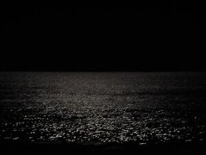 Ocean at night