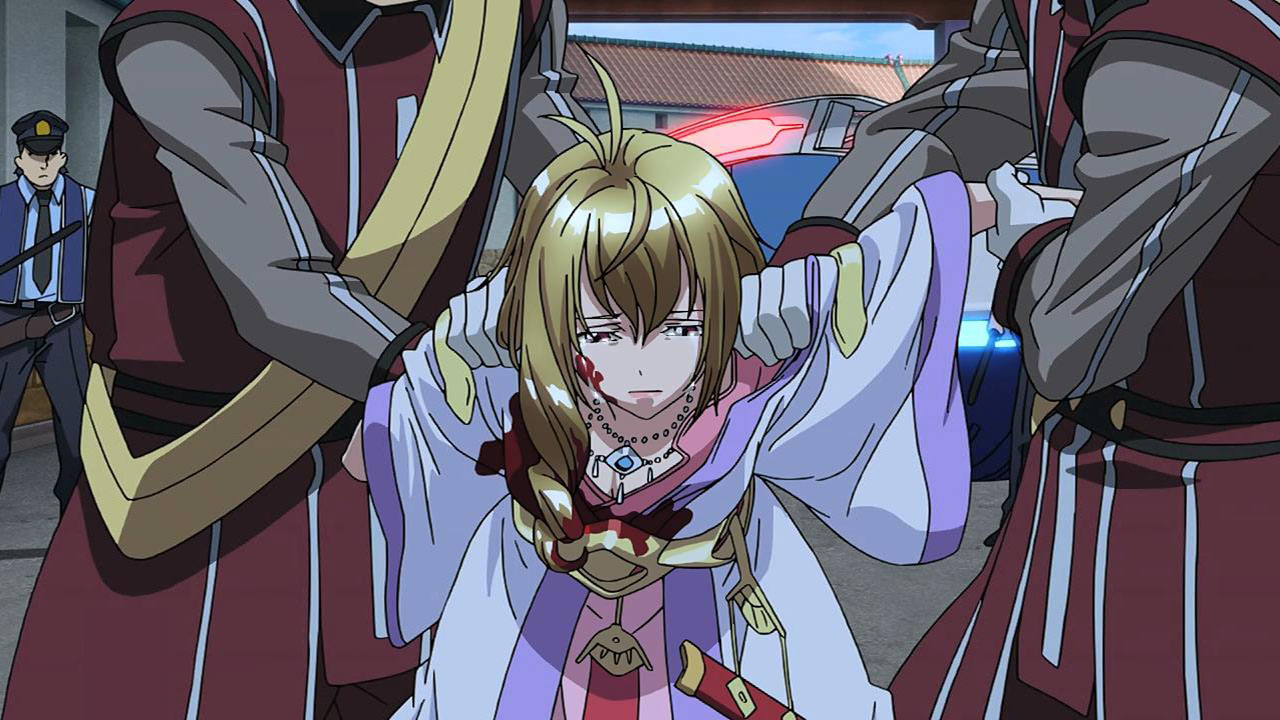 Image - Cross Ange ep1 Angelize arrested.jpg | CROSS ANGE Rondo of