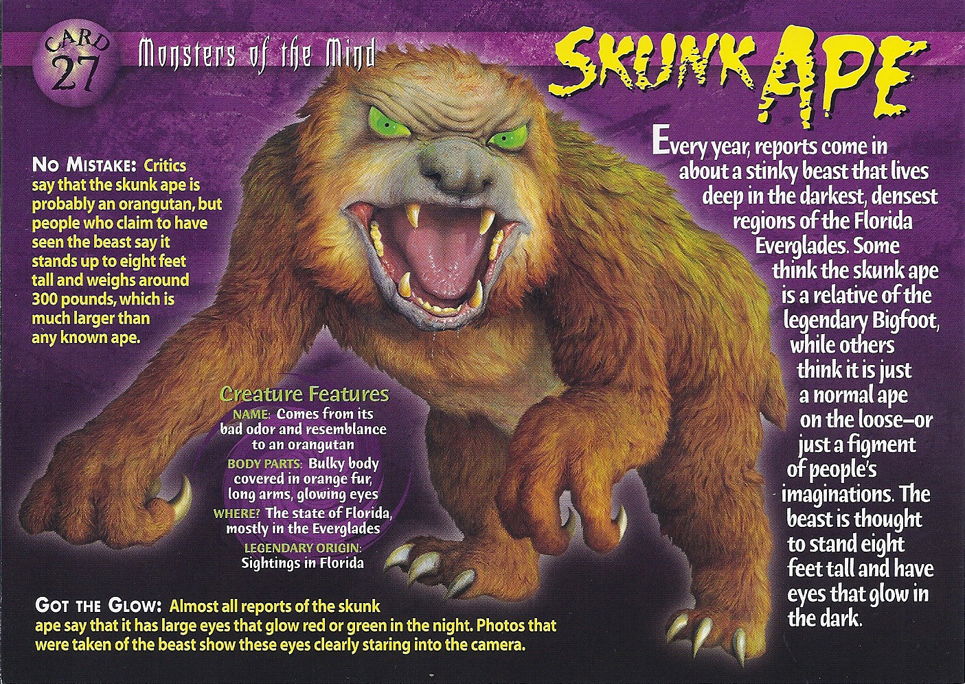 Image - Skunk Ape front.jpg | Cryptid Wiki | Fandom powered by Wikia