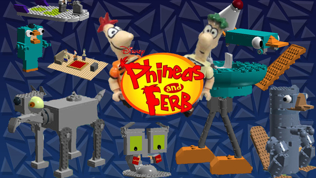 phineas and ferb lego set