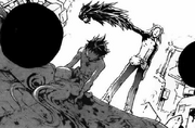 Madoka about to finish off Ganta